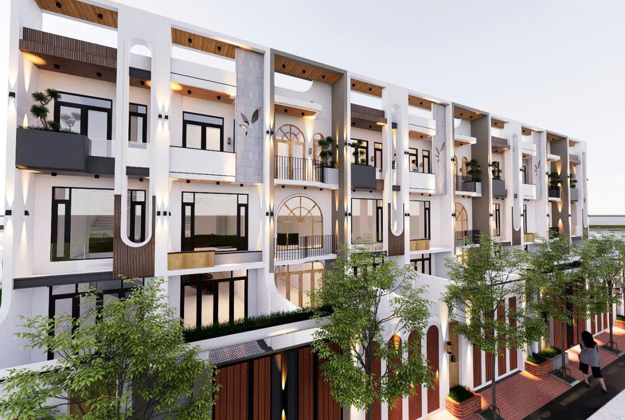 Mẫu nhà phố đẹp hiện đại