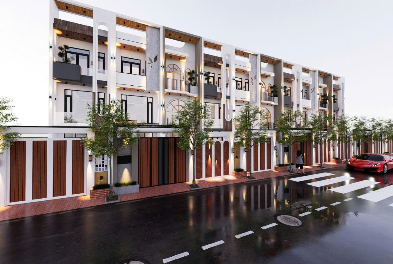 Mẫu nhà phố đẹp hiện đại