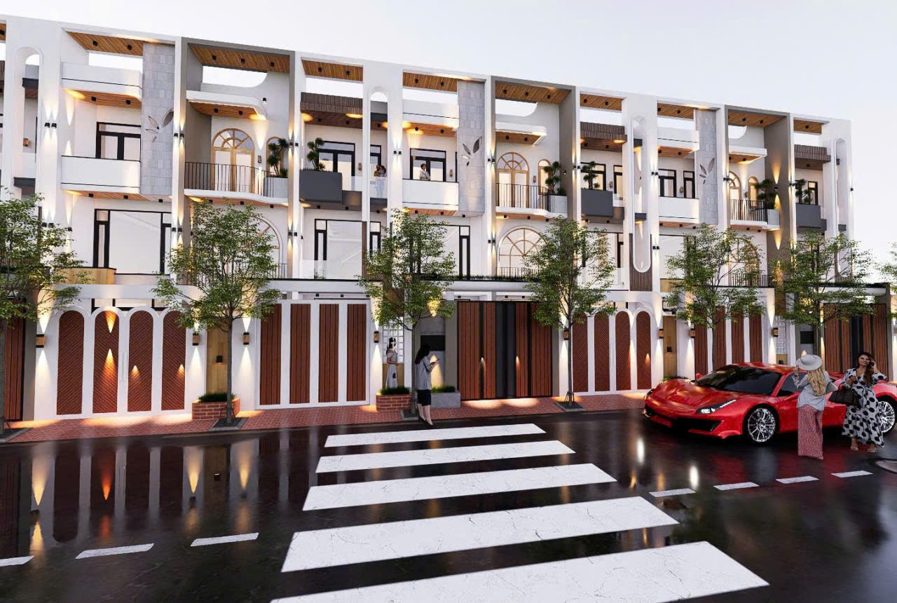 Mẫu nhà phố đẹp hiện đại