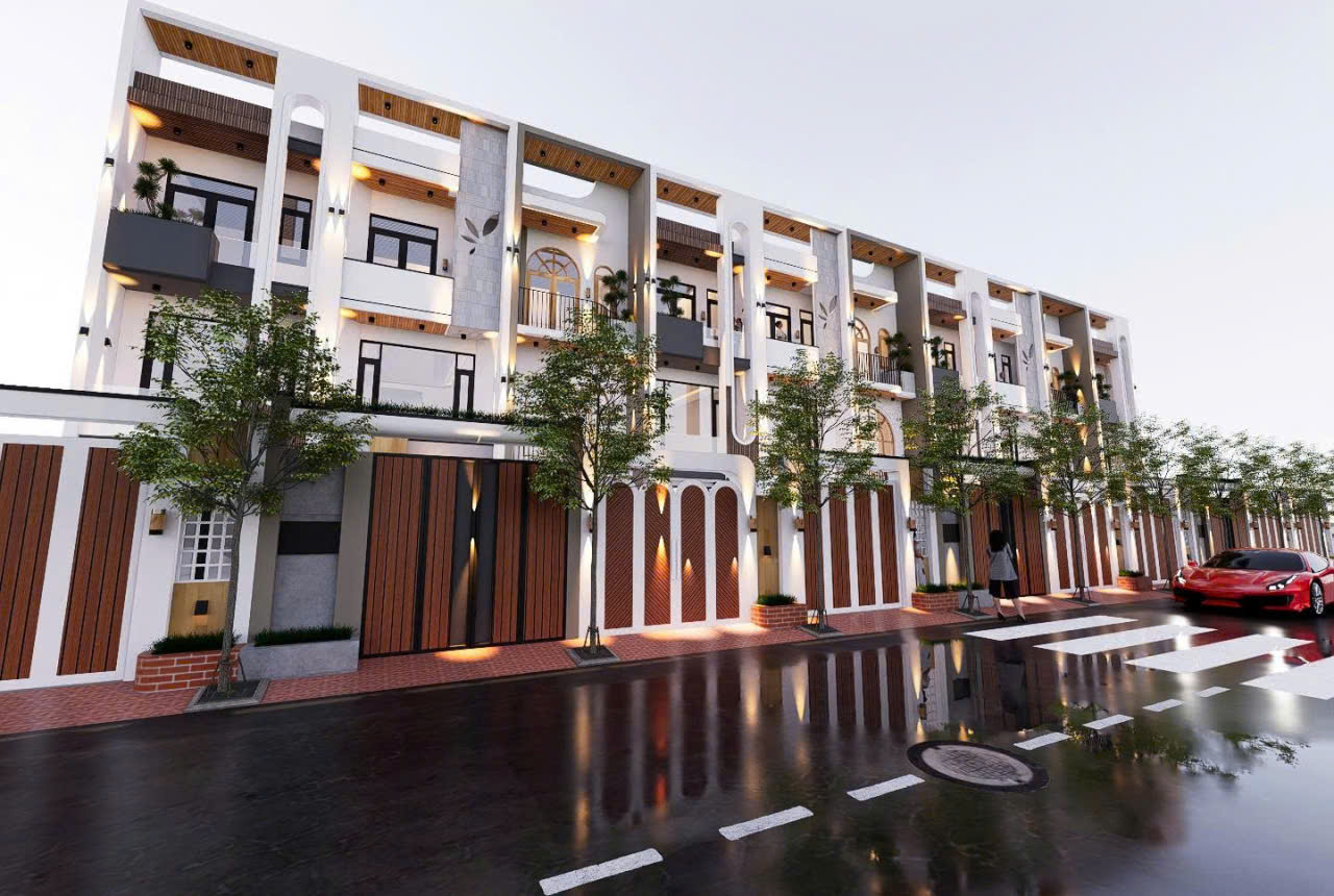 Mẫu nhà phố đẹp hiện đại